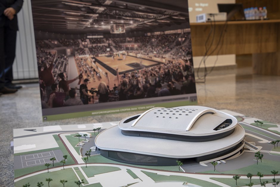 Новата спортна зала на Стара Загора ще наподобява летяща чиния, кацнала в парк