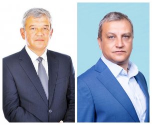 Румен Томов (вляво) и Илко Стоянов влизат в сблъсъка за кметския стол в Благоевград.