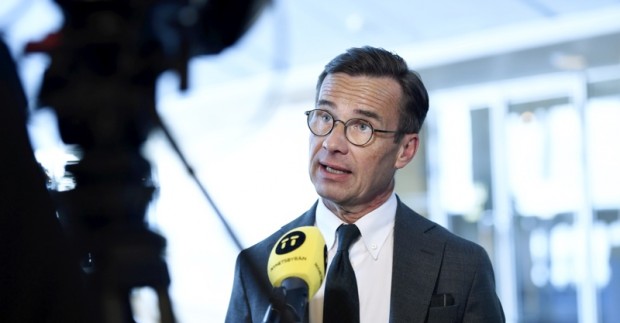 Лидерът на шведската Умерена коалиционна партия Улф Кристерсон обяви днес
