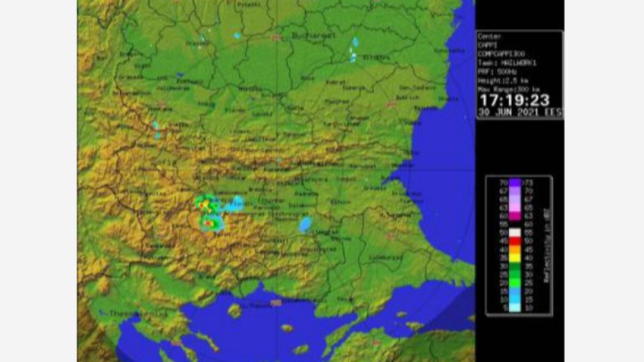 Радар за градушка край Шумен ще следи Северна централна и Североизточна България