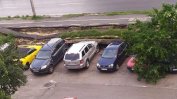 Велоалея се срути върху автомобили във Варна