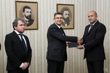 Тошко Йорданов, Пламени Николов и Румен Радев, сн. БГНЕС
