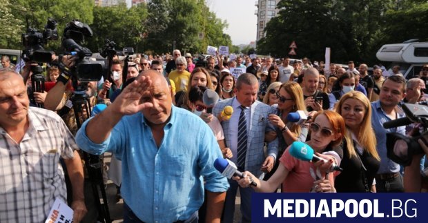 Лидерът на ГЕРБ Бойко Борисов дойде на разпит в Главна