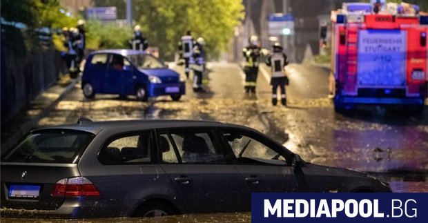 Проливни дъждове засегнаха северната част на Италия предаде ДПА В