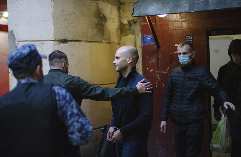 Алексей Пивоваров при ареста