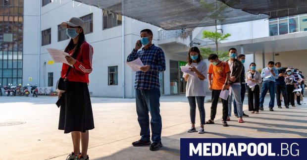 Китайските здравни власти съобщиха че не са отчели нито един