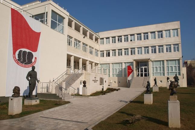 Сградата на Музея на изкуството от периода на социализма, в която от 2015 г. се помещава редакцията на в. "Труд", Снимка: Уикипедия