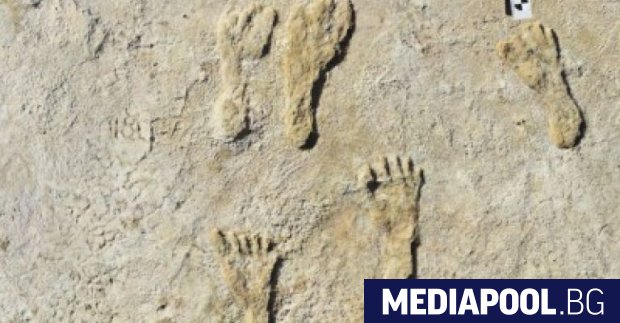 Отпечатъци от стъпки, датиращи отпреди около 23 000 години, бяха