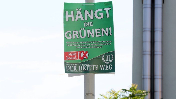 Съд в Мюнхен забрани употребата на плакат на екстремистка партия
