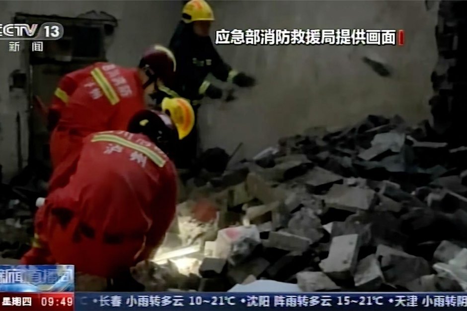 Мощно земетресение разтърси Китай (видео)