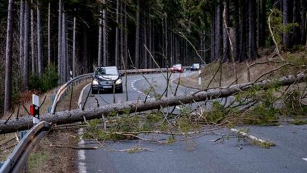 Силни ветрове причиниха щети и объркаха жп транспорта в Западна Европа