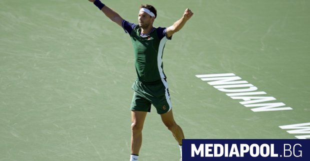 Най-добрият български тенисист Григор Димитров постигна изненадваща победа над шампиона