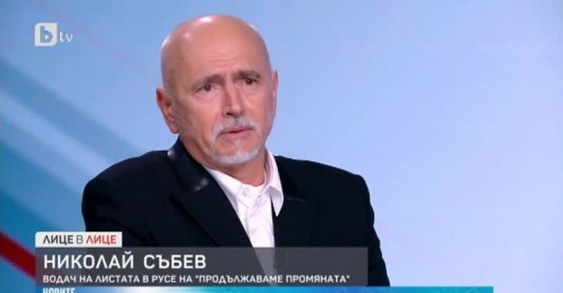 Бизнесменът Николай Събев, водач в листата на партия Продължаваме промяната