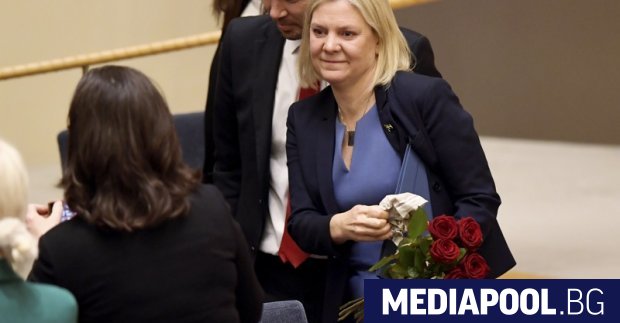 Шведският парламент избра днес Магдалена Андершон за първата жена премиер