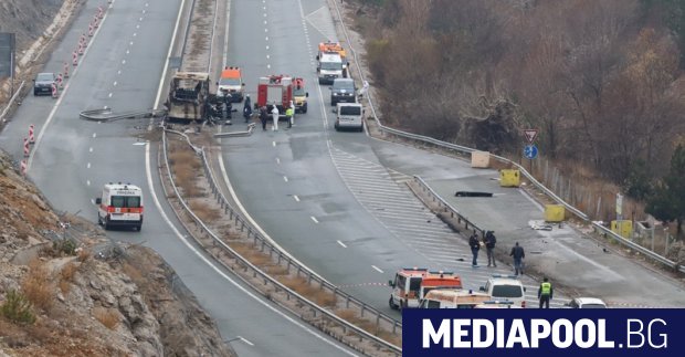 Катастрофиралият на магистрала Струма автобус не е имал никакви технически