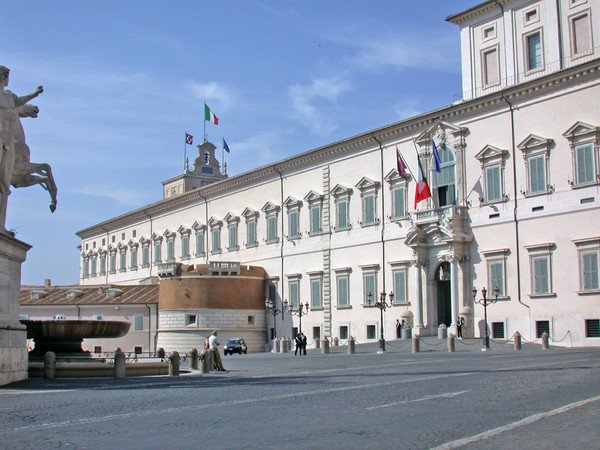 Дворецът "Куиринале" в Рим