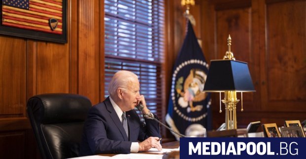 Президентът на САЩ Джо Байдън проведе 80 минутен видеоконферентен разговор с