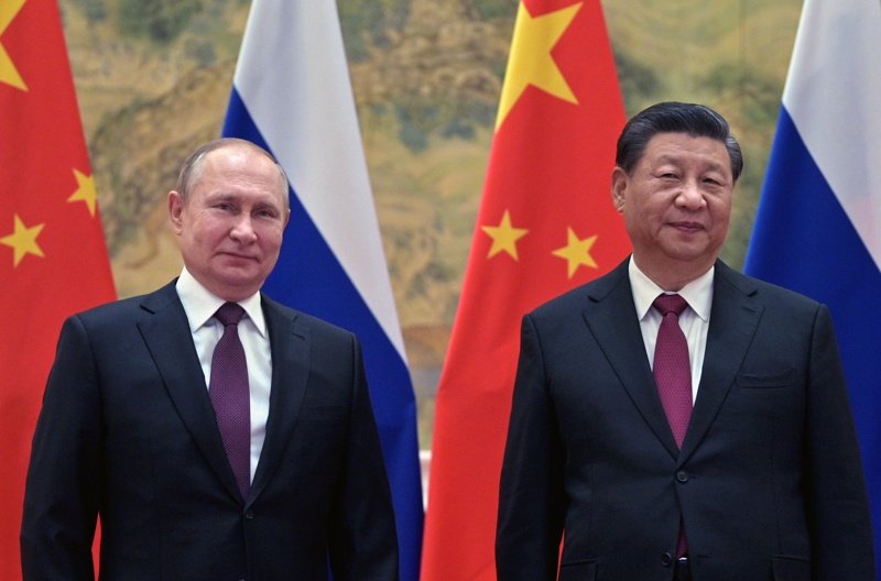 Путин и Цзинпин се срещнаха в Пекин, сн. БГНЕС