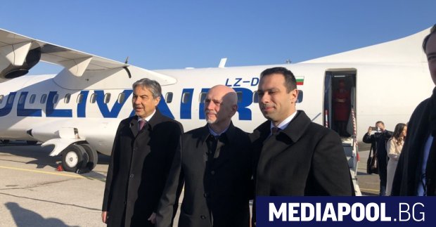 Символен първи полет от София до Скопие реализира българската авиокомпания