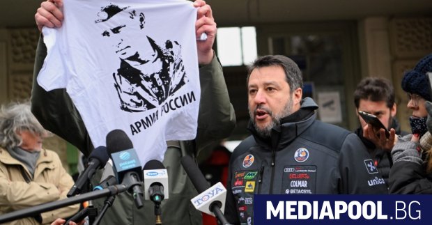Фиаско претърпя пред камерите лидерът на италианските суверенисти Матео Салвини