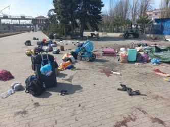 "За децата": Ракетен обстрел погуби поне 50 цивилни на жп гарата в Краматорск (обновена)
