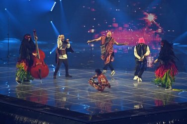 Kalush Orchestra на финала на Евровизия, снимка ЕПА/БГНЕС