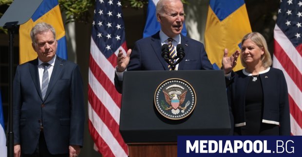 Президентът на САЩ Джо Байдън заяви че Швеция и Финландия