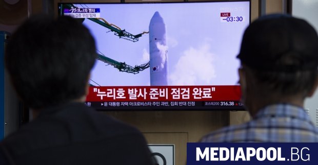 Южна Корея днес изстреля първата си космическа ракета произведена в