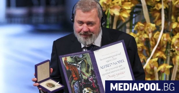 Нобеловият медал на руския журналист Дмитрий Муратов беше продаден на