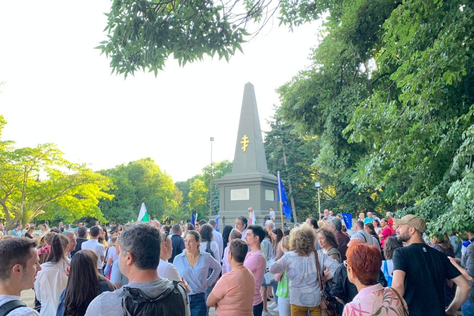 Протестът във Варна. Сн. Фейсбук
