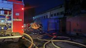Голям пожар горя в склад на печатница в Пловдив