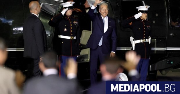 Президентът на САЩ Джо Байдън пристина на петдневна визита в