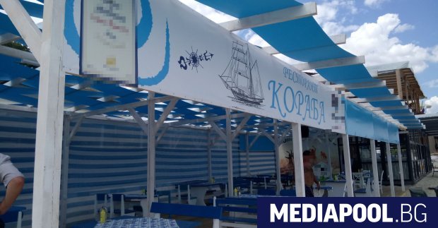 Изграденият ресторант Кораба на плажа Кранево Юг 2 е незаконен Това