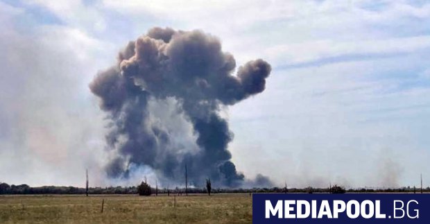 Снимка: Серия от взривове избухнаха в контролирани от Русия територии
