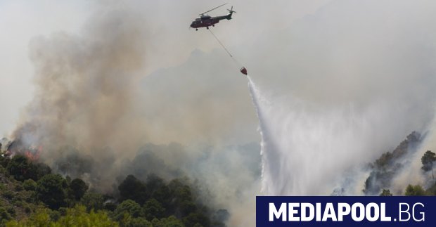 Пожарът който тази седмица избухна на остров Тенерифе продължава да