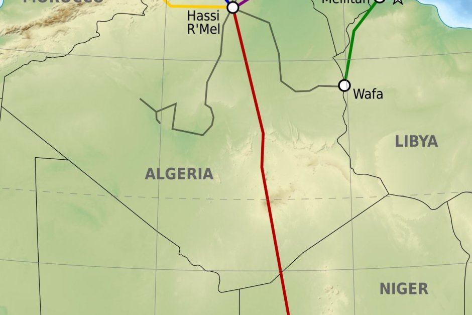 Алжир, Нигер и Нигерия ще строят Транссахарски газопровод към Европа