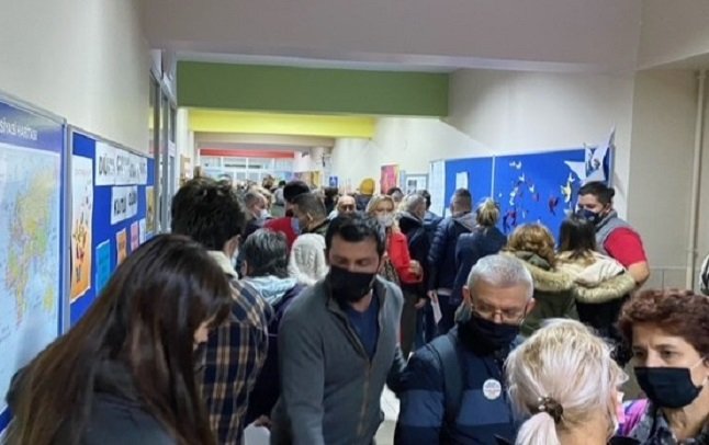 снимка: БНР, секция в Турция на вота през ноември 2021 г.