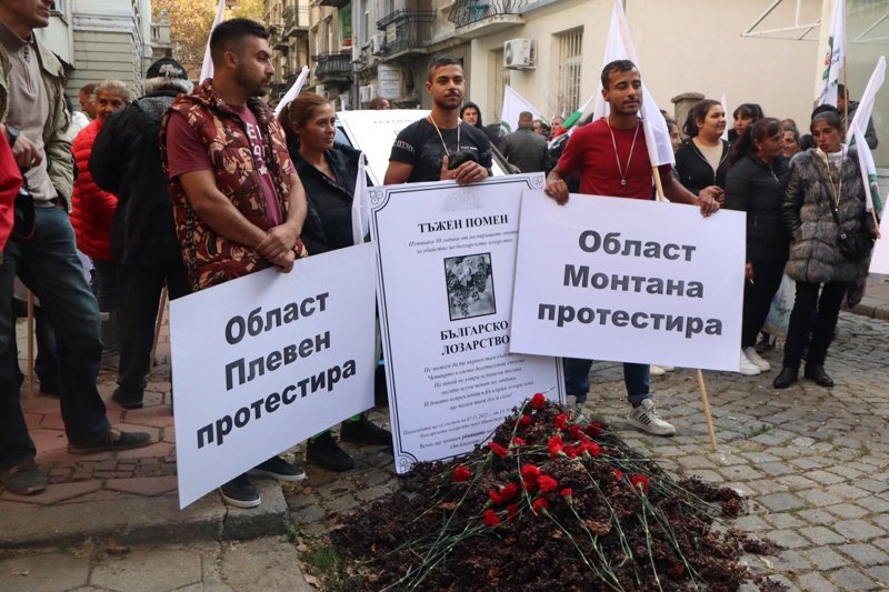 Протест на лозари пред Министерство на земеделието