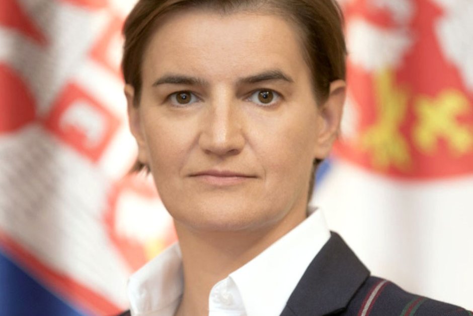 Сръбският премиер Ана Барнабич