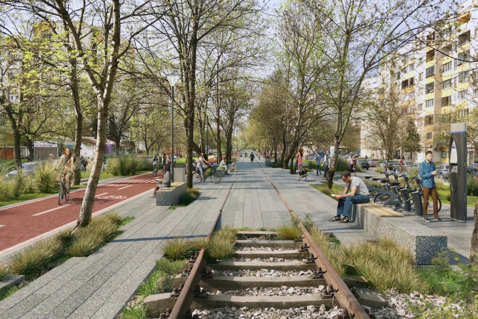 София възроди идеята за велоалея и парк на мястото на стари жп линии