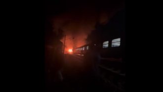 Пожар във влака София-Варна, няма сериозно пострадали