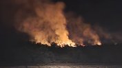 Цяла нощ екипи на пожарната гасят пожар в "Мини Марица-изток"