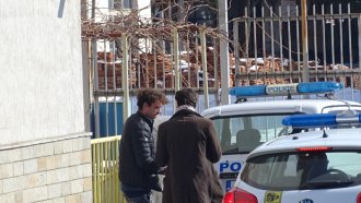 Явор Бахаров излиза от ареста в Банско, БГНЕС