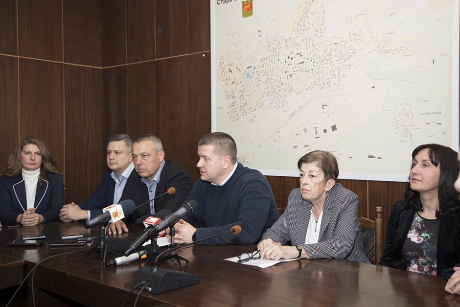 Кметът на Стара Загора Живко Тодоров представя новите си заместници
