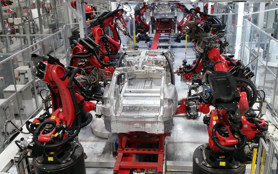 Tesla отчете срив на производството си в Китай