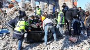 Седмина спасени в деветия ден след земетресенията в Турция