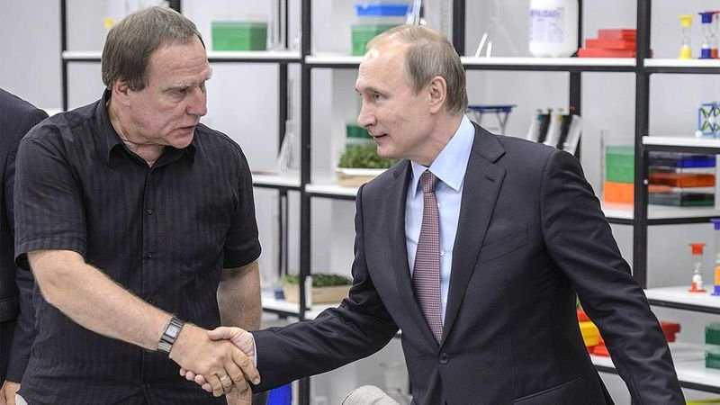 Ралдугин и Путин, архивна снимка Комерсант