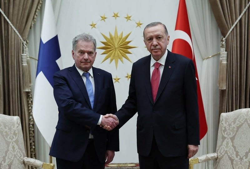 Ердоган прие финландския президент Нинистьо, сн. ЕПА/БГНЕС