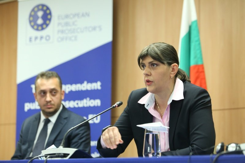 Лаура Кьовеши избра София за първата си изява като действащ европейски главен прокурор през 2021 г., снимка БГНЕС