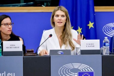 Евродепутатката Ева Кайли Сн. Европейски парламент
